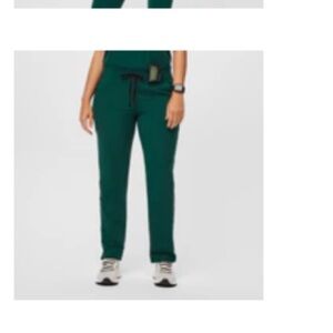 NWT Figs Yola 2.0 Forest Green Scrub Pants